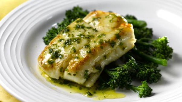 Hake and Herb Butter